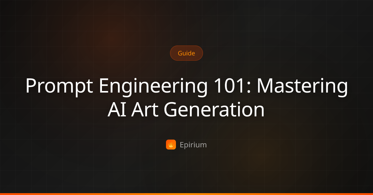 Prompt Engineering 101: Mastering AI Art Generation